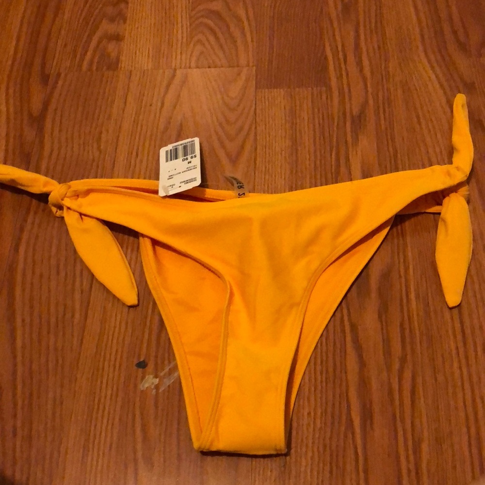 Yellow bikini bottom
